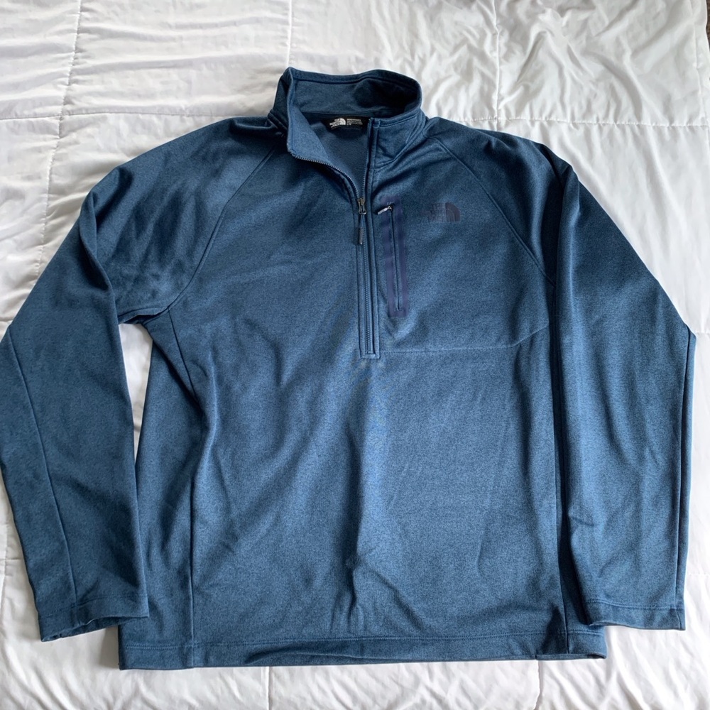 The North Face Blue Quarter-Zip Pullover